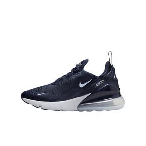 NWT Nike Air Max 270 Big Kids' Shoes (Obsidian/White/White/Cobalt Bliss) Size 4